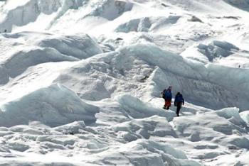 Climbers Return to Base Camp from Khumbu Icefall climbing, Mt Everest | Obraz na stenu