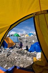 Tents of Mountaineers , Mt Everest, Nepal | Obraz na stenu