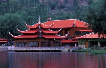 Pakistan, Skardu Region. Shangri La Lodge | Obraz na stenu