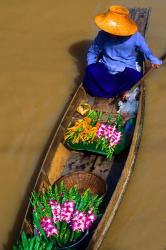Floating Market at Damnernsaduak near Bangkok Thailand (MR) | Obraz na stenu