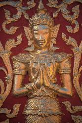 Gold Leafed Deatil at Wat Doi Suthep, Chiang Mai, Thailand | Obraz na stenu