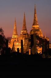 Wat Phra Si Sanphet Temple , Ayutthaya, Thailand | Obraz na stenu