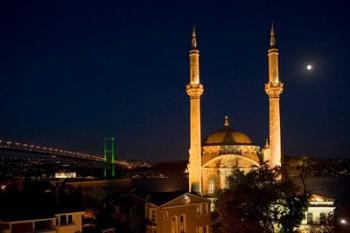 Mecidiye Mosque, Bosphorus Bridge, Ortakoy, Istanbul | Obraz na stenu
