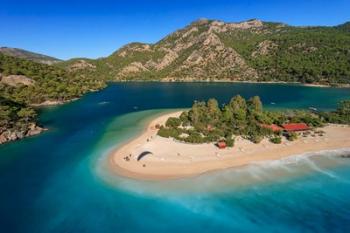 Oludeniz, aerial, Fethiye, Turkey | Obraz na stenu