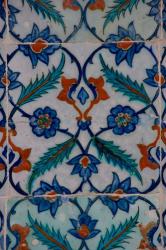 Colorful Tile Work in the Topkapi Palace, Istanbul, Turkey | Obraz na stenu