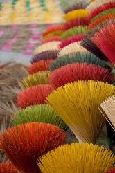 Colorful handmade incense sticks, Da Nang, Vietnam | Obraz na stenu