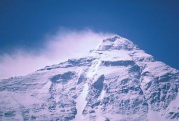 Snowy Summit of Mt Everest, Tibet, China | Obraz na stenu