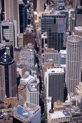 Pitt Street and Sydney CBD, Sydney, Australia | Obraz na stenu