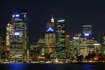 Sydney CBD at Night, Sydney Cove, Australia | Obraz na stenu