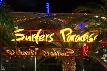 Surfers Paradise Sign, Gold Coast, Queensland, Australia | Obraz na stenu