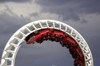 Rollercoaster, Sea World, Gold Coast, Queensland, Australia | Obraz na stenu