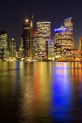 Brisbane River and Brisbane at Night, Queensland, Australia | Obraz na stenu
