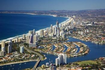 Nerang River, Surfers Paradise, Gold Coast, Queensland, Australia | Obraz na stenu