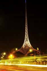 Spire of Victorian Arts Centre, Melbourne, Victoria, Australia | Obraz na stenu