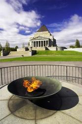 Eternal Flame, Shrine of Rememberance, Melbourne, Victoria, Australia | Obraz na stenu