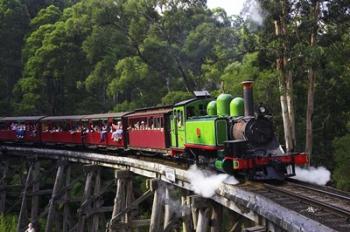 Puffing Billy Steam Train, Dandenong Ranges, near Melbourne, Victoria, Australia | Obraz na stenu