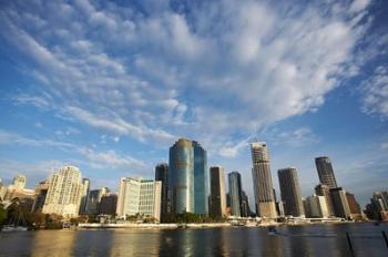Australia, Queensland, Brisbane River, City Skyline | Obraz na stenu