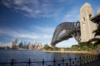 Australia, New South Wales, Sydney Harbour Bridge and CBD | Obraz na stenu