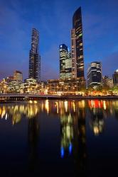 Australia, Victoria, City Skyline, Bridge, Yarra River | Obraz na stenu