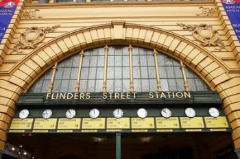 Australia, Melbourne, Flinders Street Train Station | Obraz na stenu