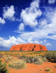 The holy mountain of Uluru, Ayers Rock, Australia | Obraz na stenu