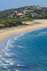 Australia, Whitsunday, Bowen, King's Beach coastline | Obraz na stenu