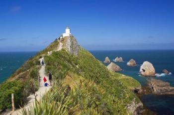 Lighthouse, Nugget Point, South Island, New Zealand | Obraz na stenu