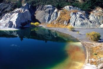 Blue Lake, St Bathans, Central Otago, New Zealand | Obraz na stenu