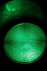 Green Traffic Light, New Zealand | Obraz na stenu