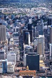 Queen Street and Auckland Central Business District, New Zealand | Obraz na stenu