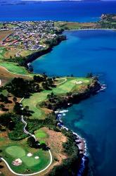 Rakauananga Point and Okoromai Bay, Whangaparaoa Peninsula, North Auckland, New Zealand | Obraz na stenu