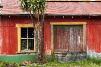 Golden Nugget Hotel, Shantytown, near Greymouth, West Coast, South Island, New Zealand | Obraz na stenu