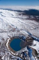 Lower Tama Lake and Mt Ruapehu, Tongariro National Park, North Island, New Zealand | Obraz na stenu