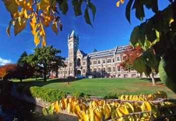 The Clocktower, University of Otago, Dunedin, New Zealand | Obraz na stenu