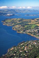 Macandrew Bay, Otago Harbor, Dunedin, New Zealand | Obraz na stenu