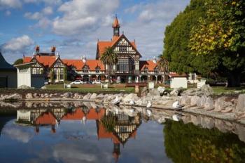 Bath House, Government Gardens, Rotorua, North Island, New Zealand | Obraz na stenu