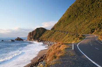 Road at Seventeen Mile Bluff, South Island, New Zealand | Obraz na stenu