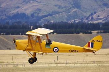 Tiger Moth Biplane, Wanaka, South Island, New Zealand | Obraz na stenu