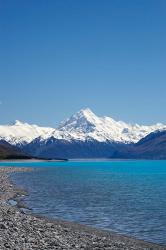 Aoraki Mt Cook and Lake Pukaki, South Island, New Zealand | Obraz na stenu