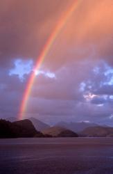 New Zealand, Cascade Cove, Fiordland NP, Rainbow | Obraz na stenu