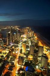 Australia, Queensland, Surfers Paradise, City Skyline | Obraz na stenu