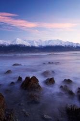 New Zealand, South Island, Seaward Kaikoura Range, Waves | Obraz na stenu