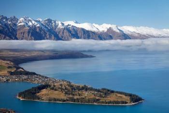 The Remarkables, Lake Wakatipu, and Queenstown, South Island, New Zealand | Obraz na stenu