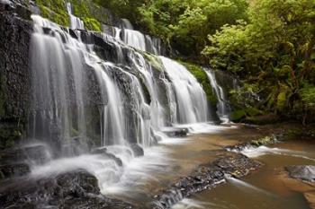 Purakaunui Falls, Catlins, South Otago, South Island, New Zealand | Obraz na stenu