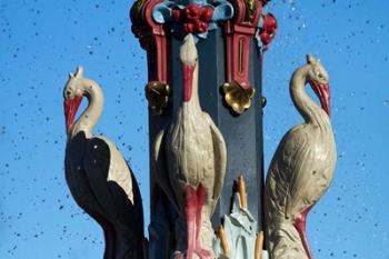 Bird sculptures, Christchurch, Canterbury, New Zealand | Obraz na stenu