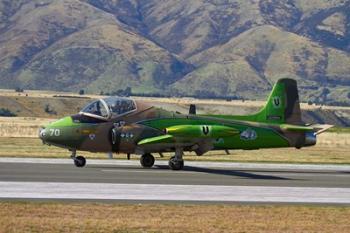 Strikemaster jet, Warbirds over Wanaka, War plane, South Island, New Zealand | Obraz na stenu