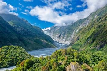 New Zealand, South Island, Westland NP, Frans Joseph Glacier | Obraz na stenu