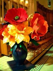 Cathedral Flower Display, Christchurch, New Zealand | Obraz na stenu