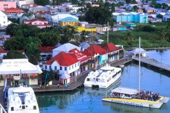 Aerial View, St John, Antigua | Obraz na stenu