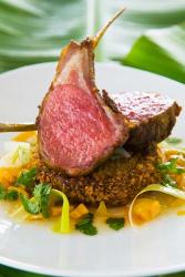 Spiced Lamb Rack cuisine, Antigua, Caribbean | Obraz na stenu